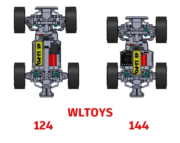 3D модель Модель V7 WLTOYS 124 RC TRUGGY 1:12 - фото 18