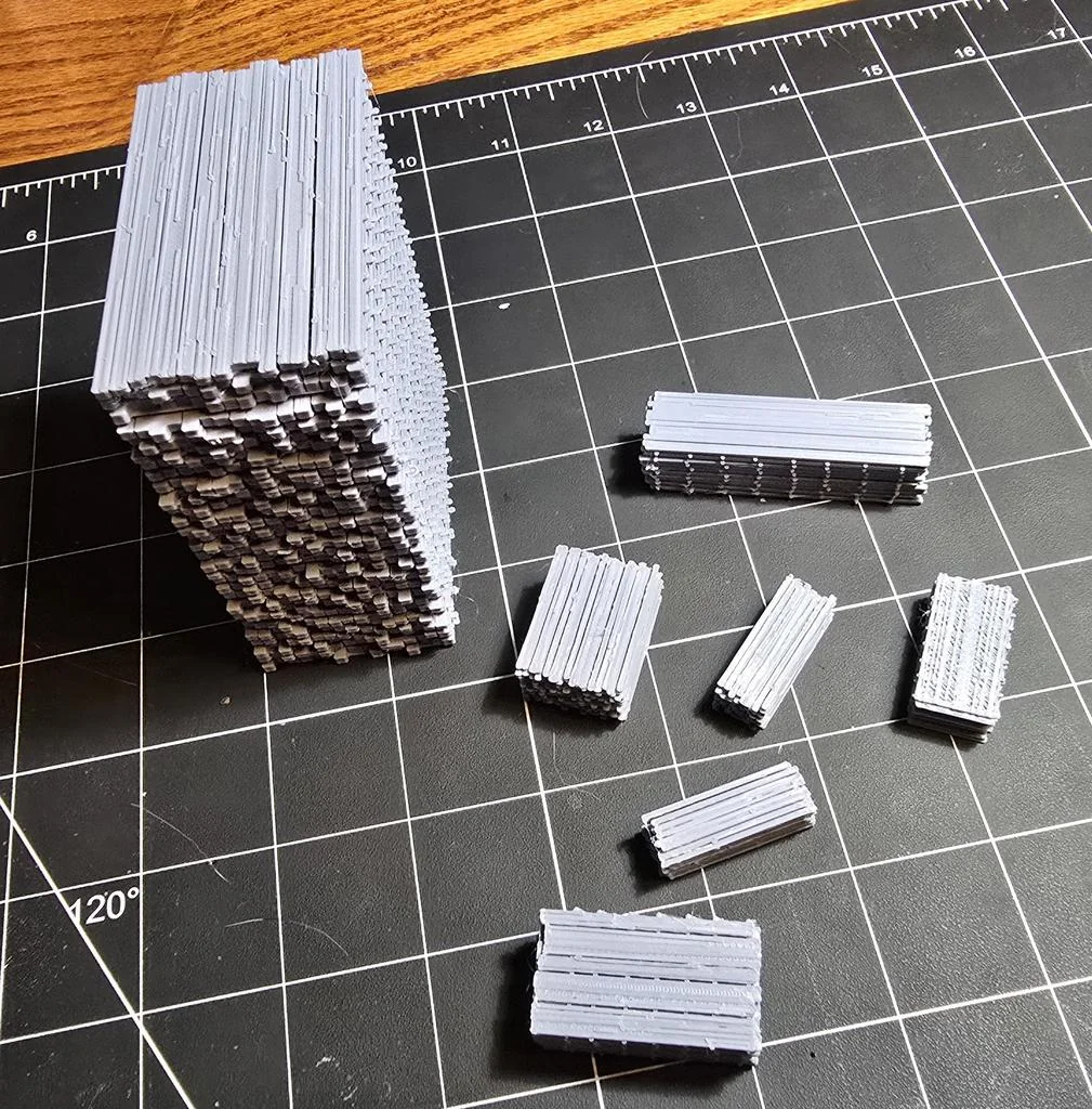 Генератор моделей пиломатериалов для моделей железных дорог