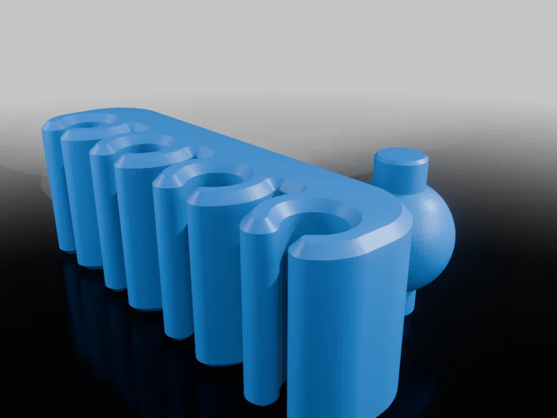 3D модель Держатель для гольф-тиз Clip-A-Cap - фото 3