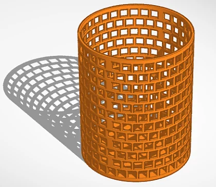 3D модель Контейнер для ручок і олівців - фото 1