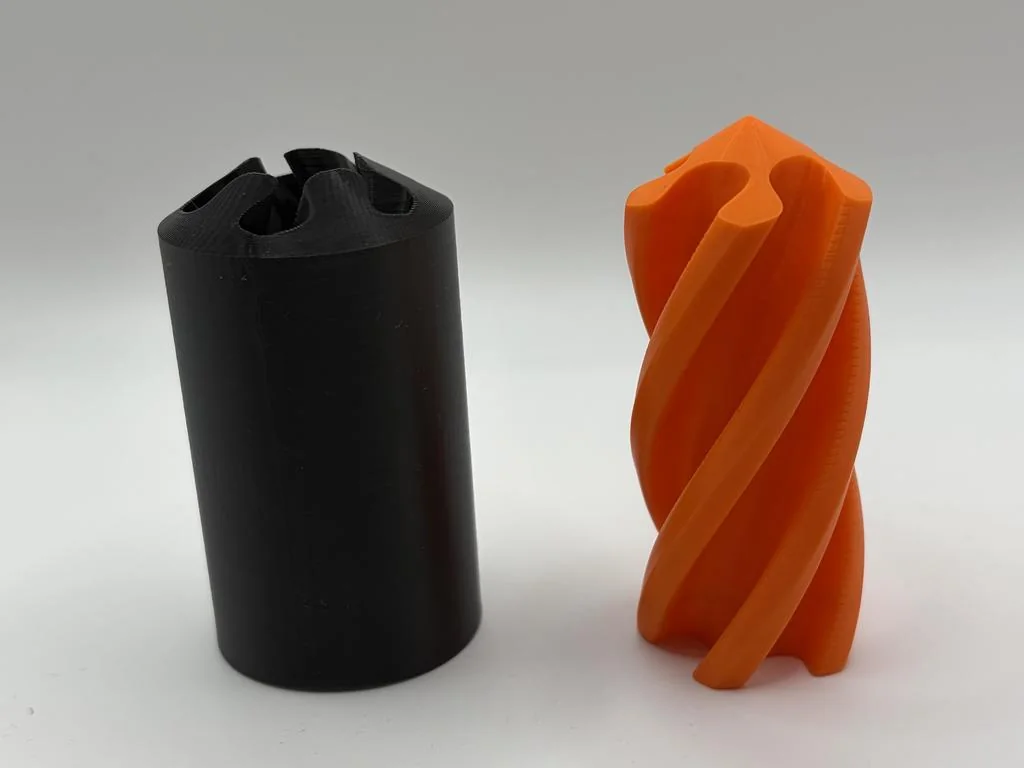 Спиральный антистрессовый цилиндр