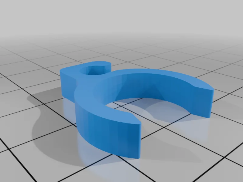 3D модель Держатель кабеля для настольной лампы - фото 1