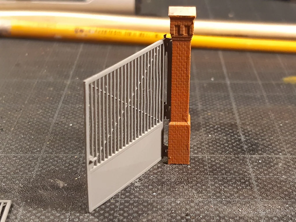 3D модель Factory gate - draft 001 &002 - фото 4