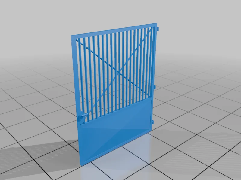 3D модель Factory gate - draft 001 &002 - фото 8