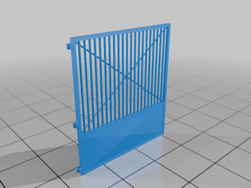 3D модель Factory gate - draft 001 &002 - фото 13