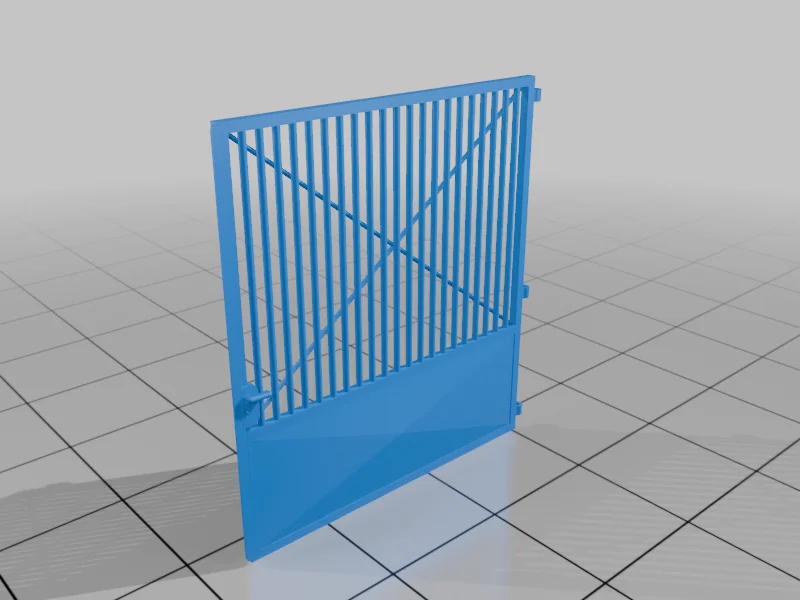 3D модель Factory gate - draft 001 &002 - фото 15