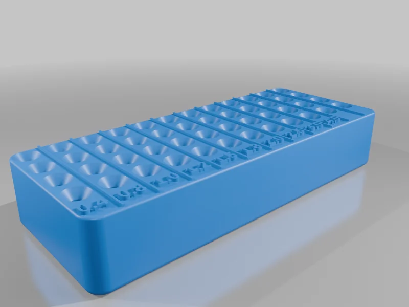 3D модель Коробка для хранения фрез и бит CNC - фото 13