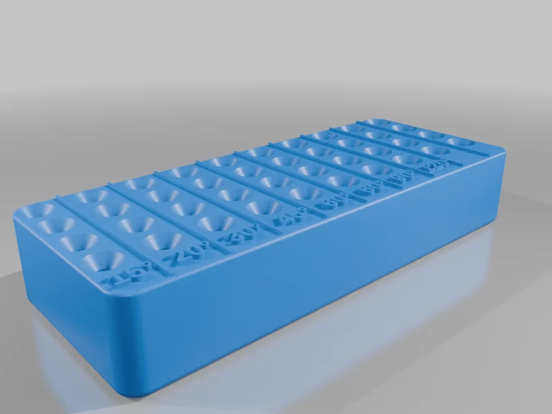 3D модель Коробка для хранения фрез и бит CNC - фото 14