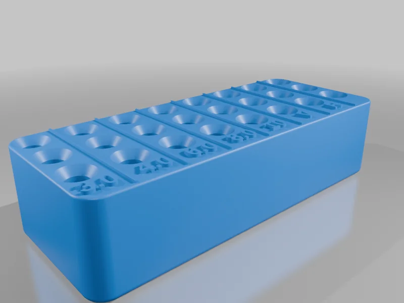 3D модель Коробка для хранения фрез и бит CNC - фото 17