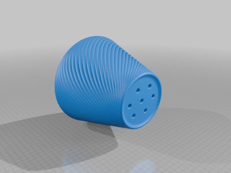 3D модель 3D-модель цветочного горшка - фото 4