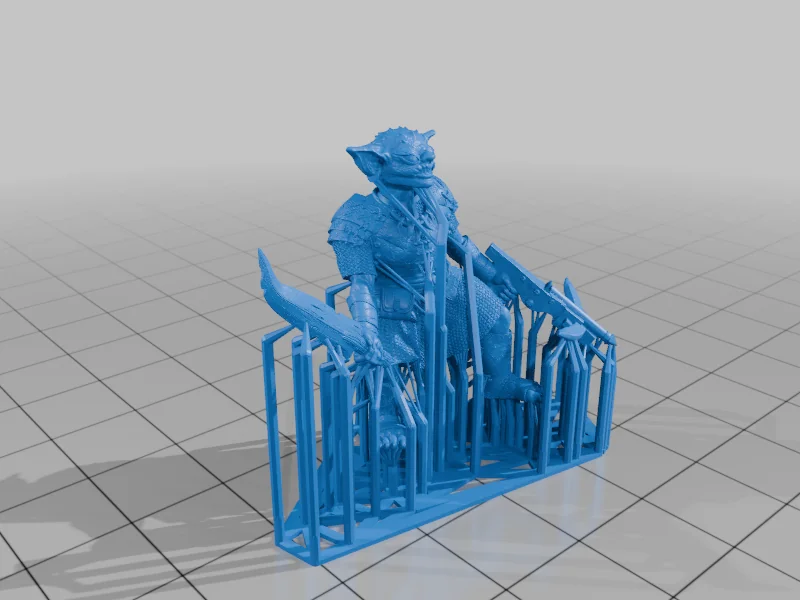 3D модель Миниатюра Хобгоблина-Лучника - фото 3