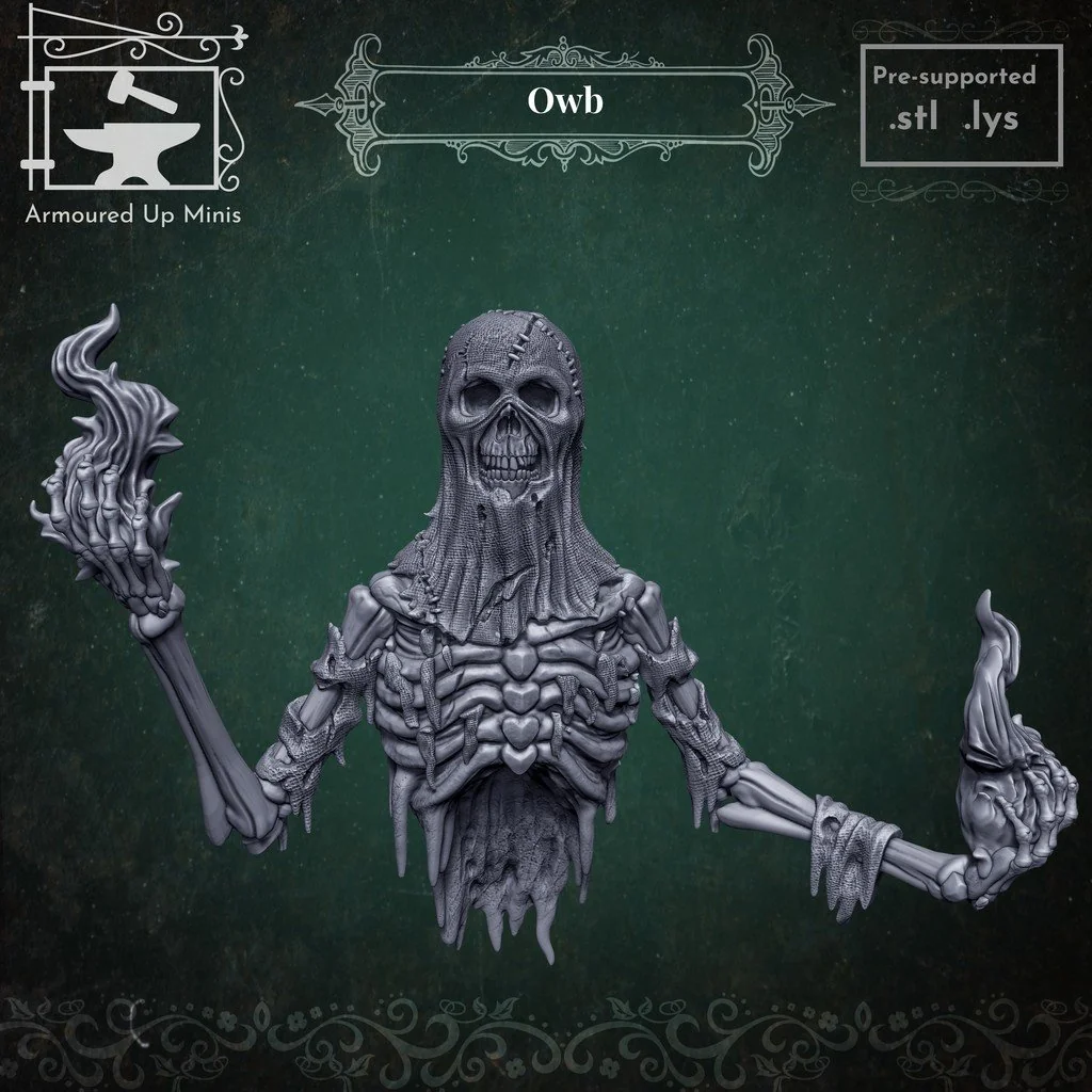3D модель Миниатюра Owb для настольных RPG - фото 1