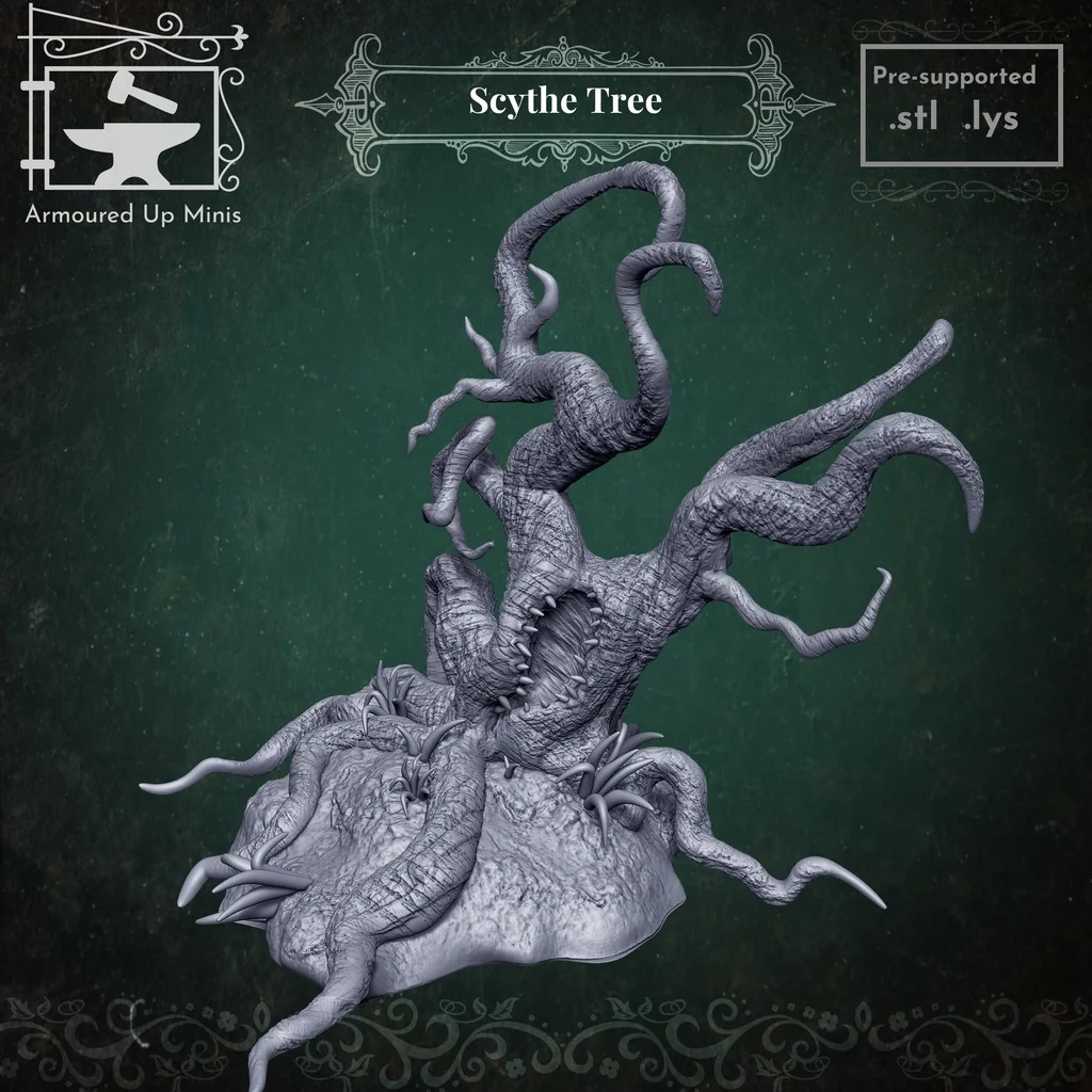 3D модель Модель Секири Дерево STL