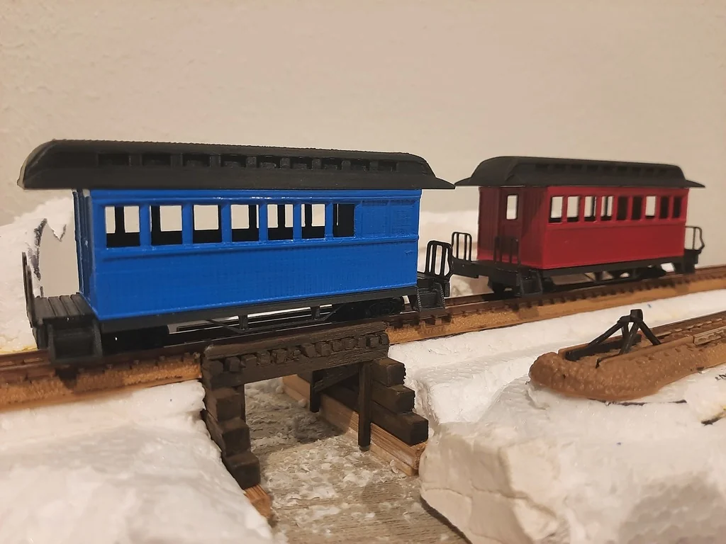 3D модель HOn30 Пассажирские вагоны - фото 2