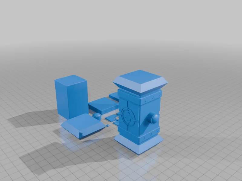 3D модель Голова волка для вархаммера - фото 2