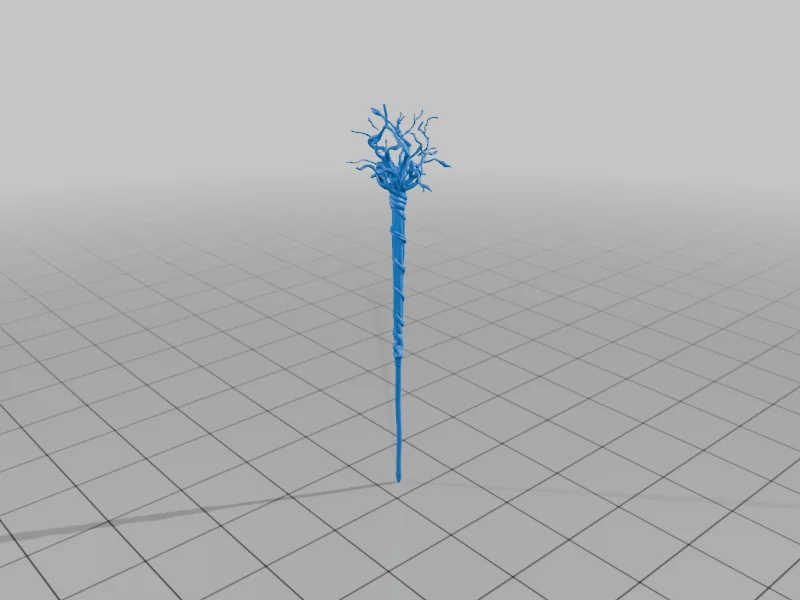 3D модель Посох грома и молний - фото 2