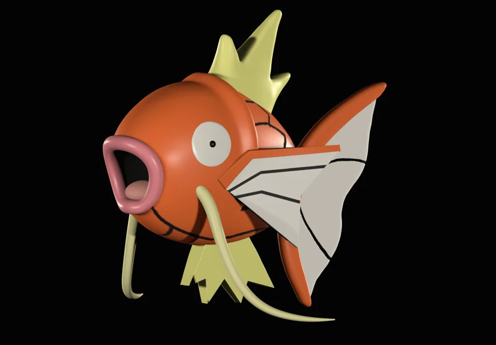 3D Модель Магикарпа из Покемонов