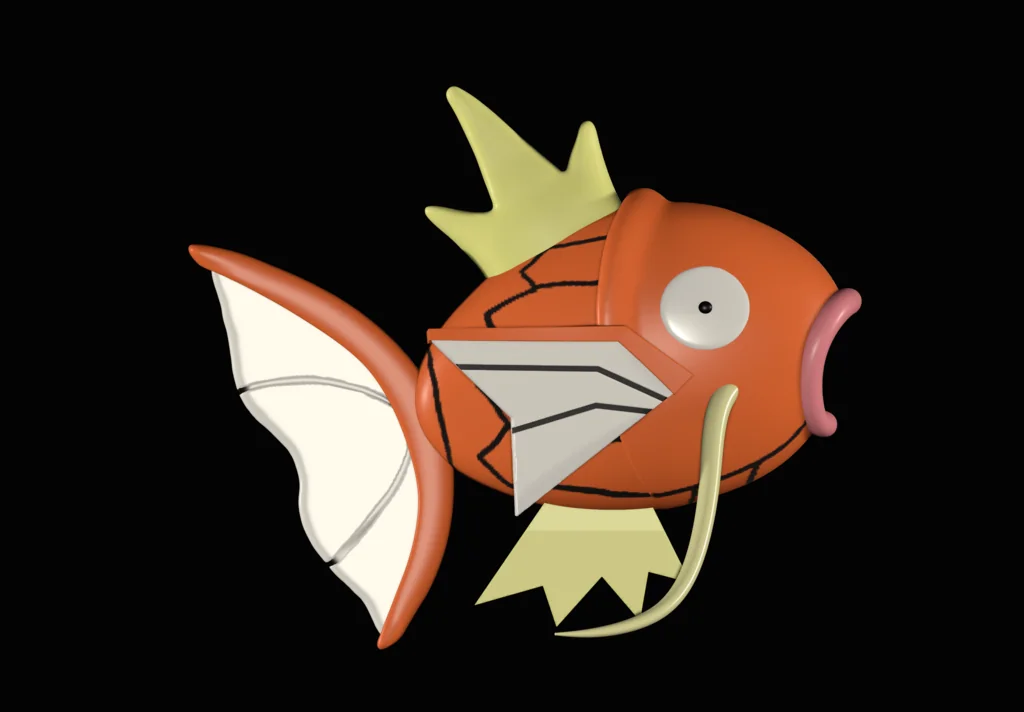 3D модель 3D Модель Магікарпа з Покемонів - фото 3