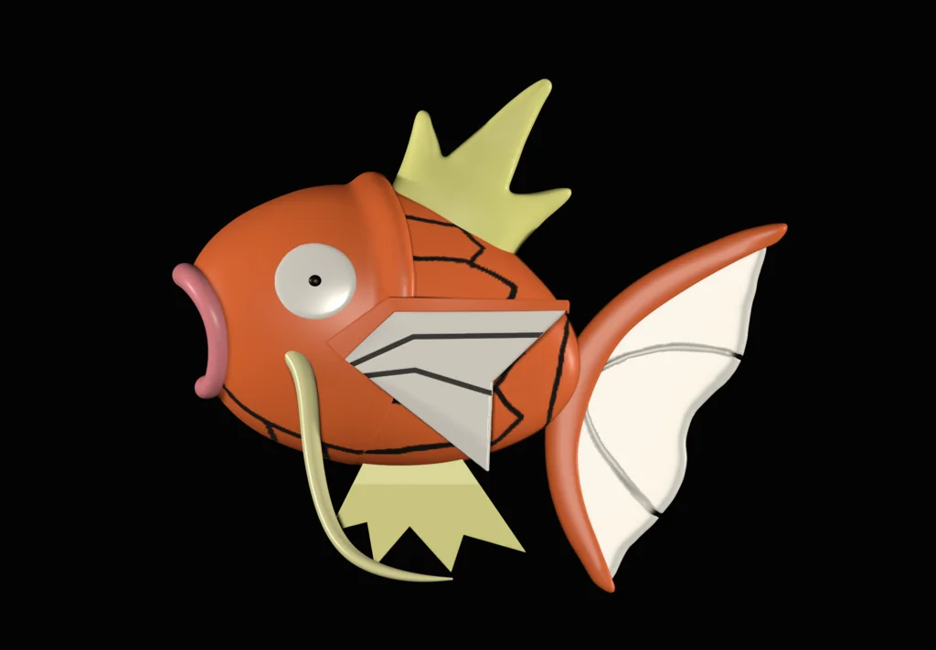 3D модель 3D Модель Магікарпа з Покемонів - фото 5