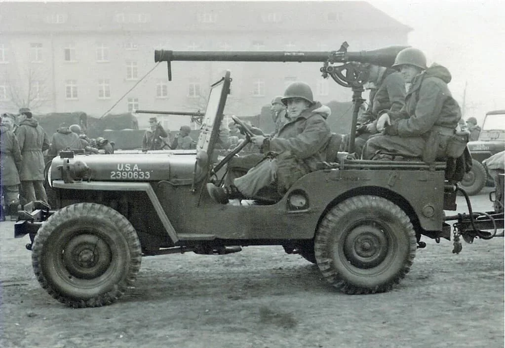 M-20 Рикошетная винтовка на джипе