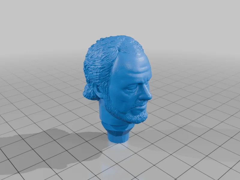 3D модель Голова капитана Моргана Бейтсона - Звездный путь ТГН - фото 3