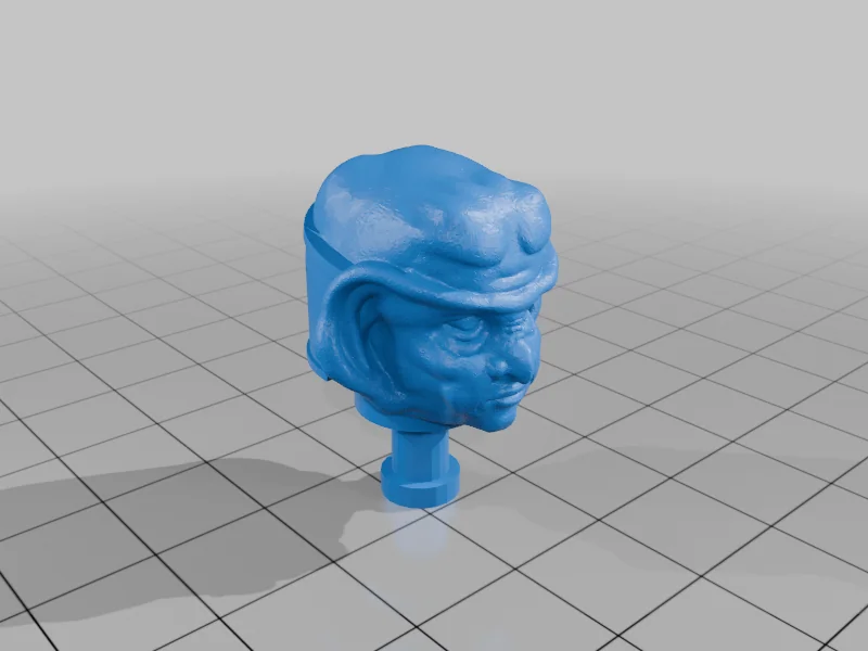 3D модель Фигура головы Капитана Нога - Star Trek DS9 - фото 2