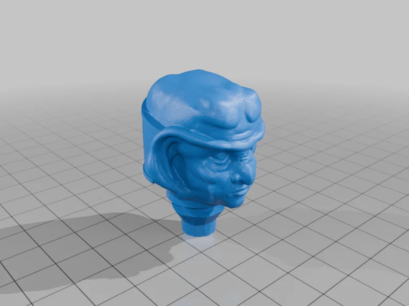 3D модель Фигура головы Капитана Нога - Star Trek DS9 - фото 3