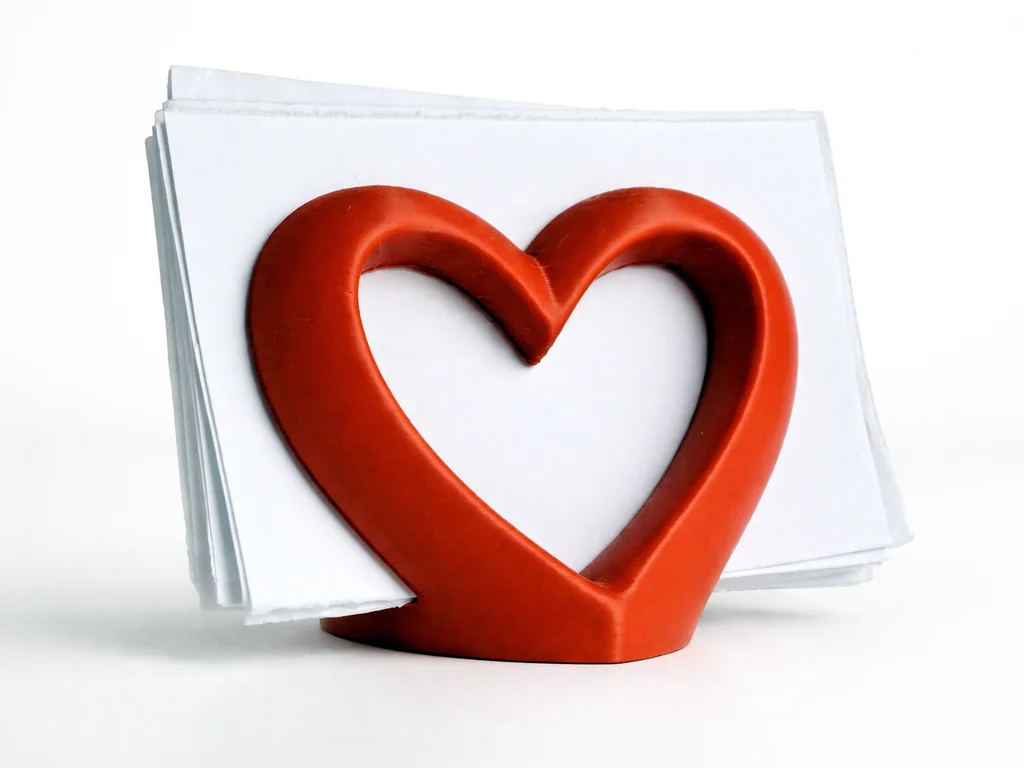 3D модель Подставка в форме сердца на День Святого Валентина - фото 1