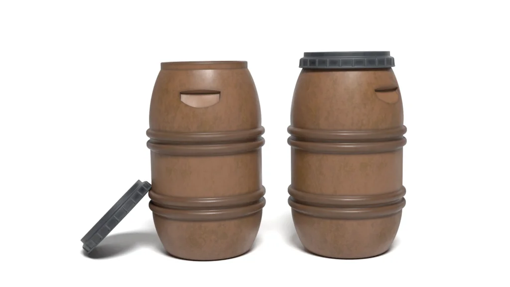 3D модель Бочка для хранения грузов из Star Wars - фото 5