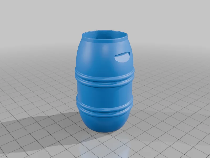 3D модель Бочка для хранения грузов из Star Wars - фото 7