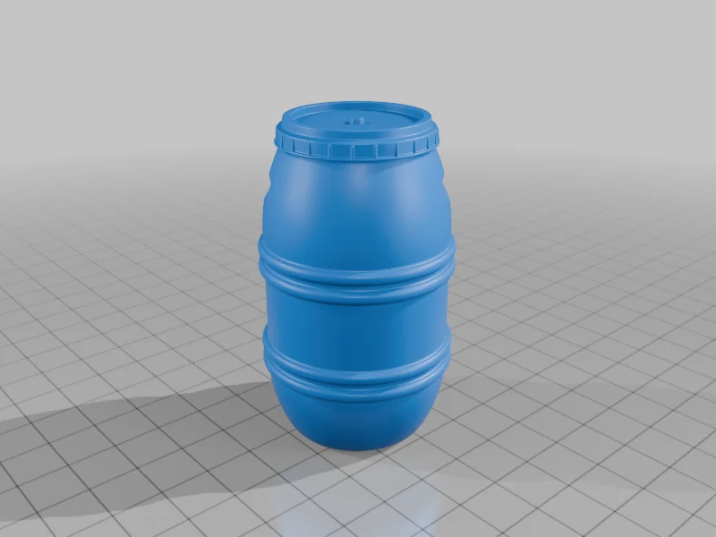 3D модель Бочка для хранения грузов из Star Wars - фото 9