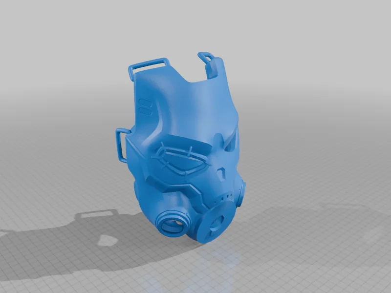 3D модель Маска Psycho Krieg - Знімний фільтр та функціональний дихальний апарат - фото 2