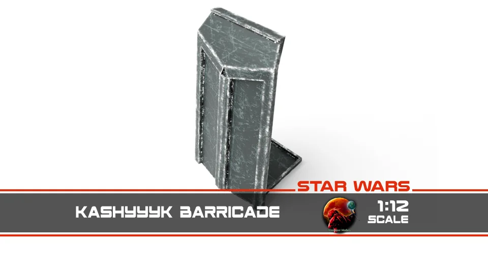 3D модель Баррикада Кашиика из Звёздных Войн - фото 1