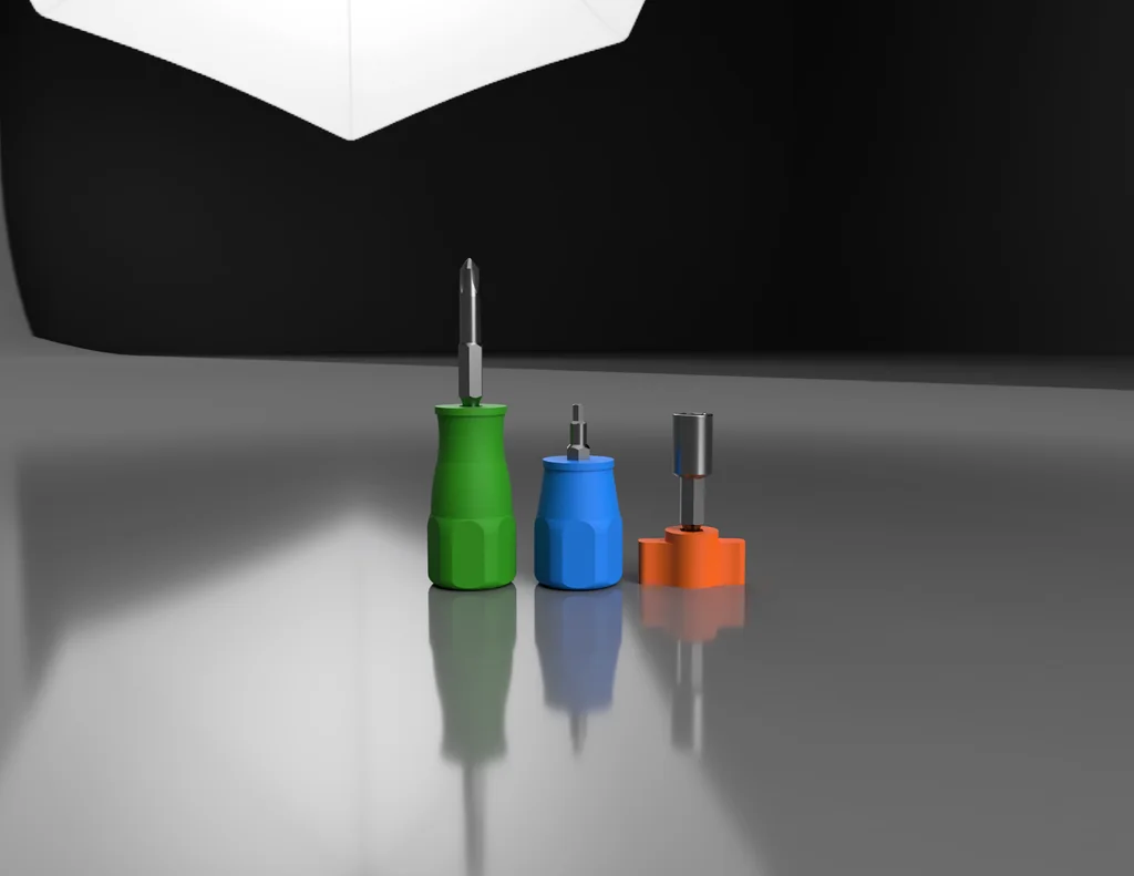 Комплект битодержателей Stubby Hex 1/4 дюйма – S / M / L