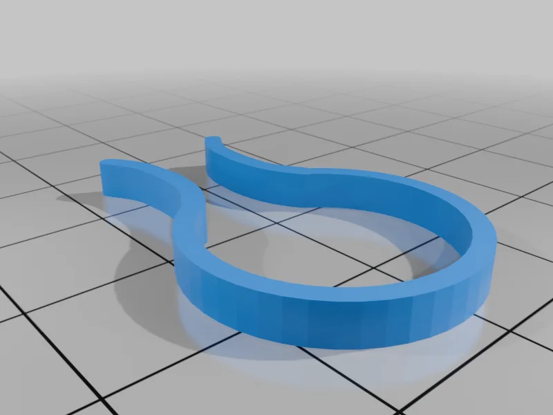 3D модель Клипса для танка Vintage Action Man - фото 3