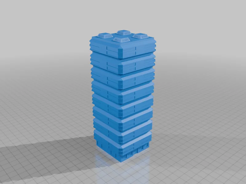 3D модель Разнообразные здания для Battletech - фото 7