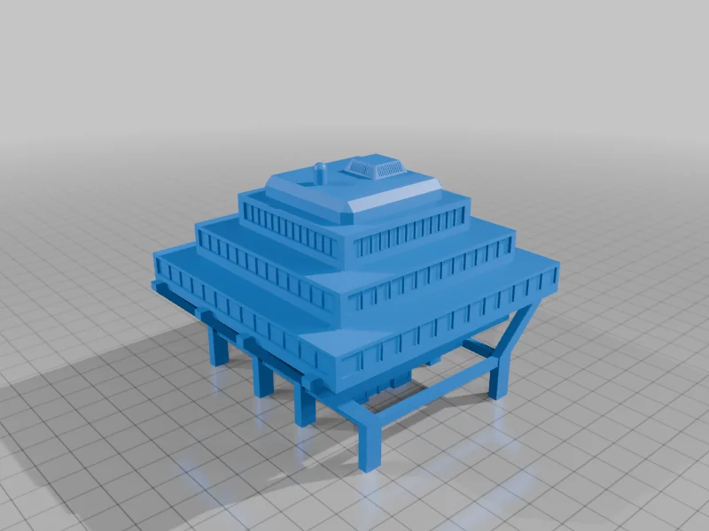 3D модель Разнообразные здания для Battletech - фото 9