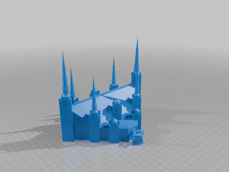 3D модель Модель чайной свечи Храма Портленда - фото 5