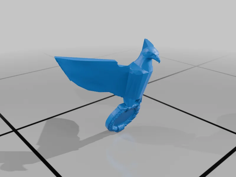 3D модель Бронзовый орел Графа Шпее - фото 1