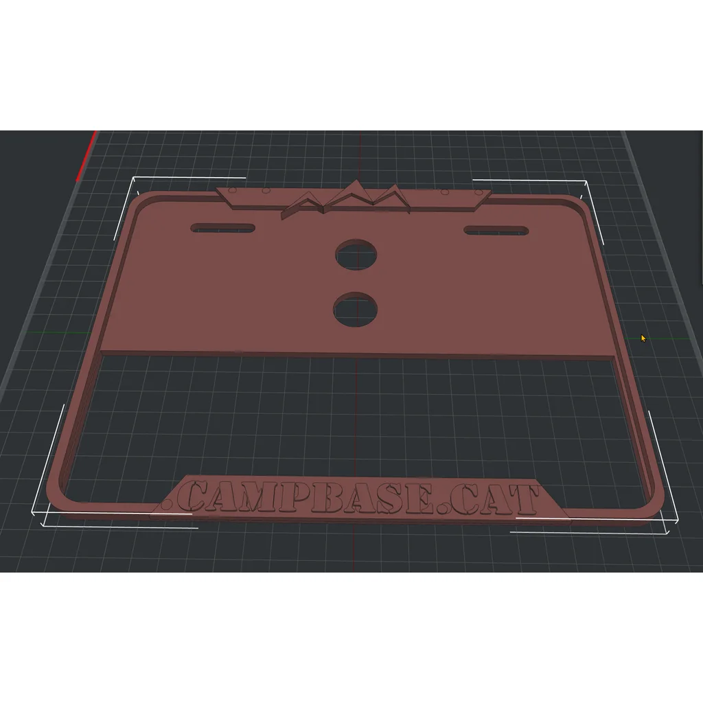 3D модель Держатель номерного знака для мотоциклов - фото 7