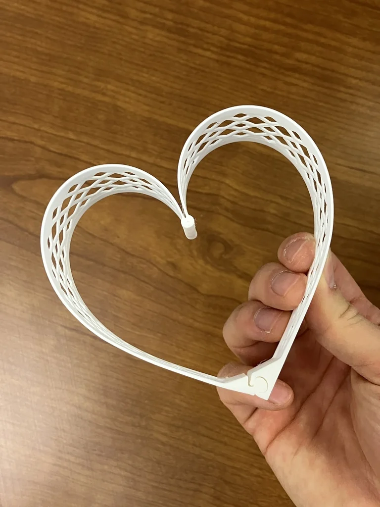 3D model Flexible Valentine Heart Model STL