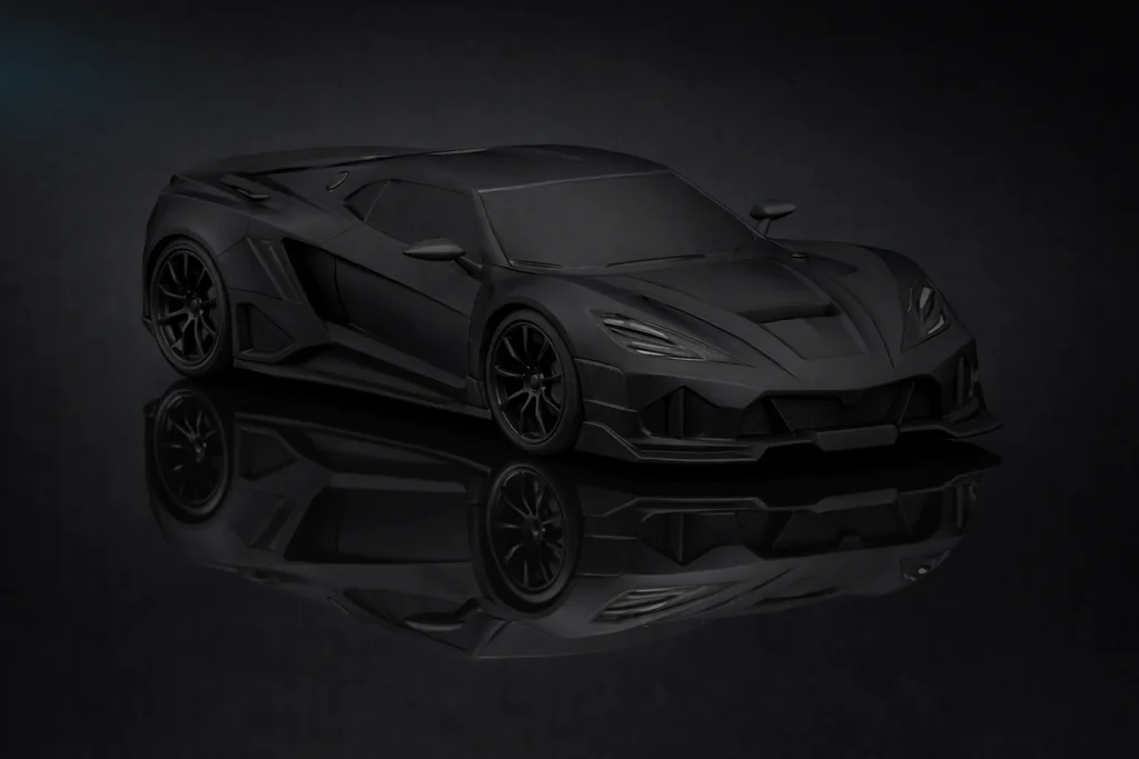 3D модель Прототип спортивного автомобиля - Paradox tégénaire - фото 1