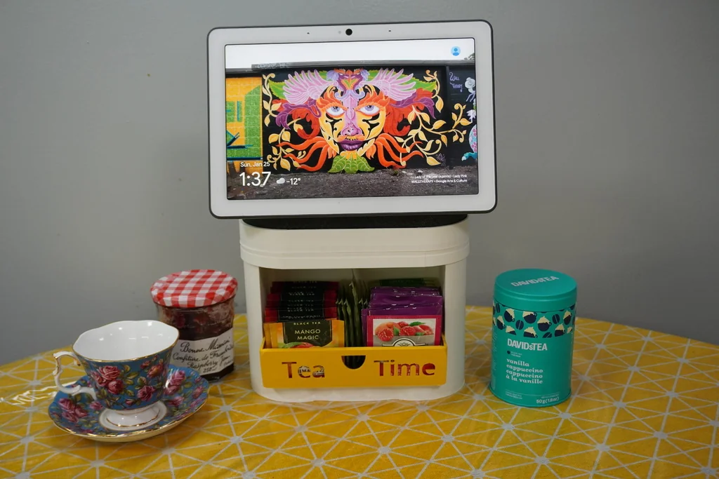 3D модель Tea Organizer for Google Nest Hub Max (Two Sizes) - фото 2