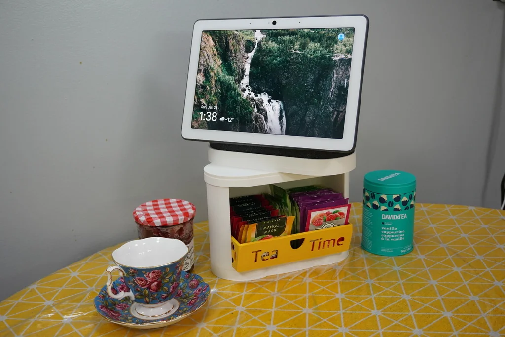 3D модель Tea Organizer for Google Nest Hub Max (Two Sizes) - фото 5