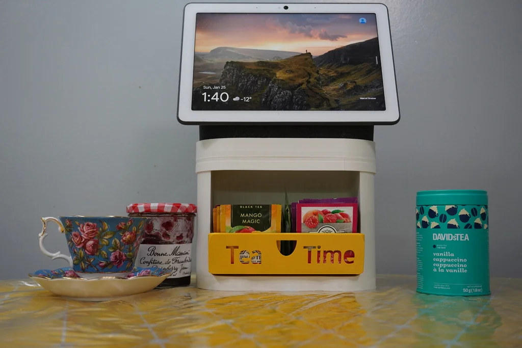 3D модель Tea Organizer for Google Nest Hub Max (Two Sizes) - фото 8