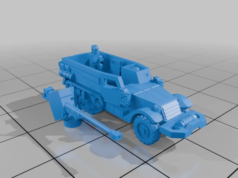 Модель 90-мм гаубицы M3 M3A1