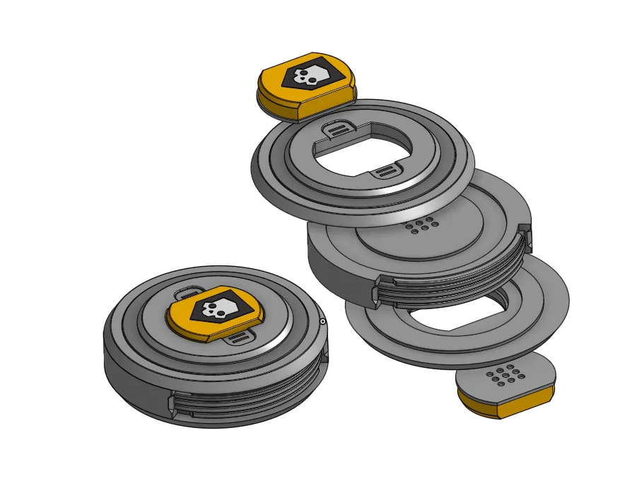 Модель щита G/SH-39 для Helldivers 2