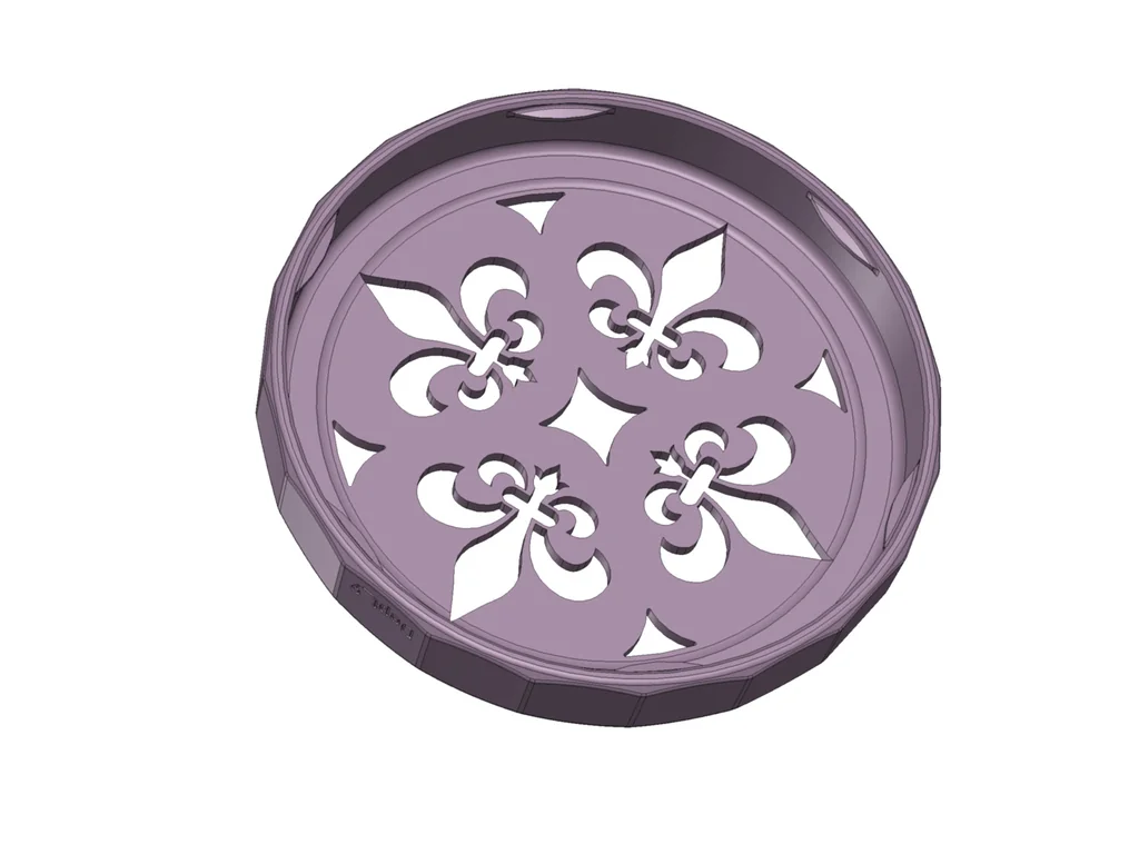 3D модель Крышка для банки Bonne Maman с отверстием для аромата - фото 3