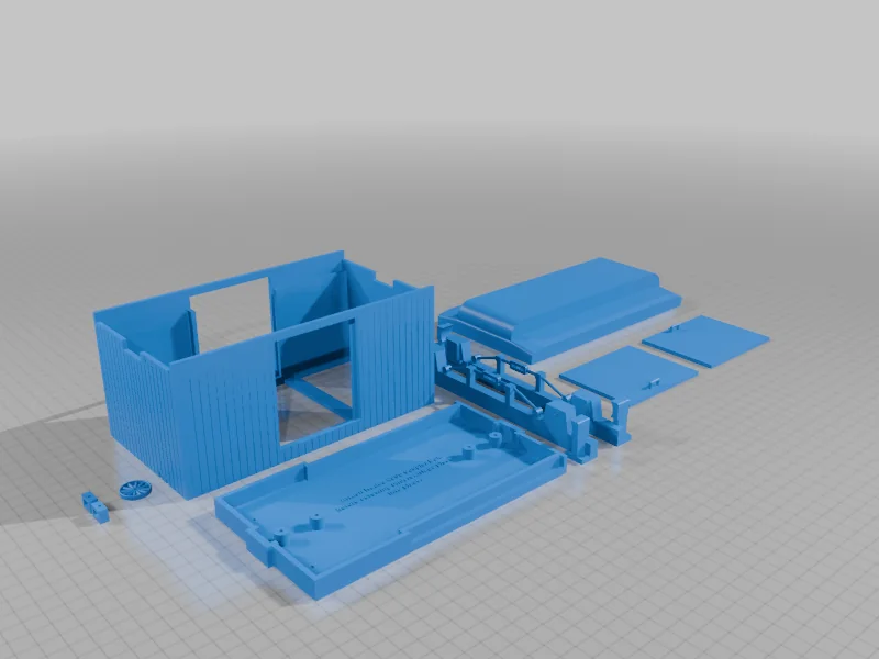 3D модель 3D Модель: Коробка G Scale Shorty Boxcar - фото 3