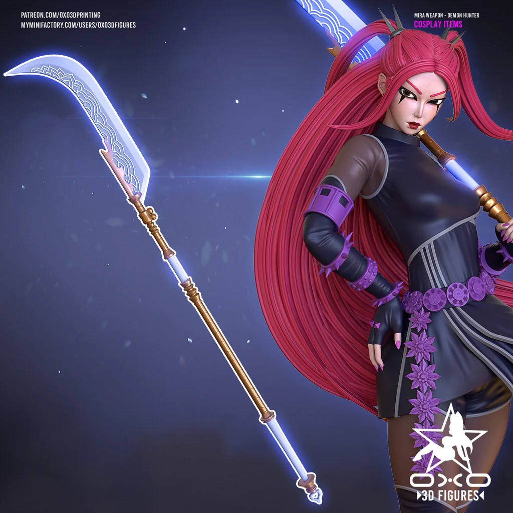3D Модель Оружия Kpop Demon Hunter Mira Gokdo